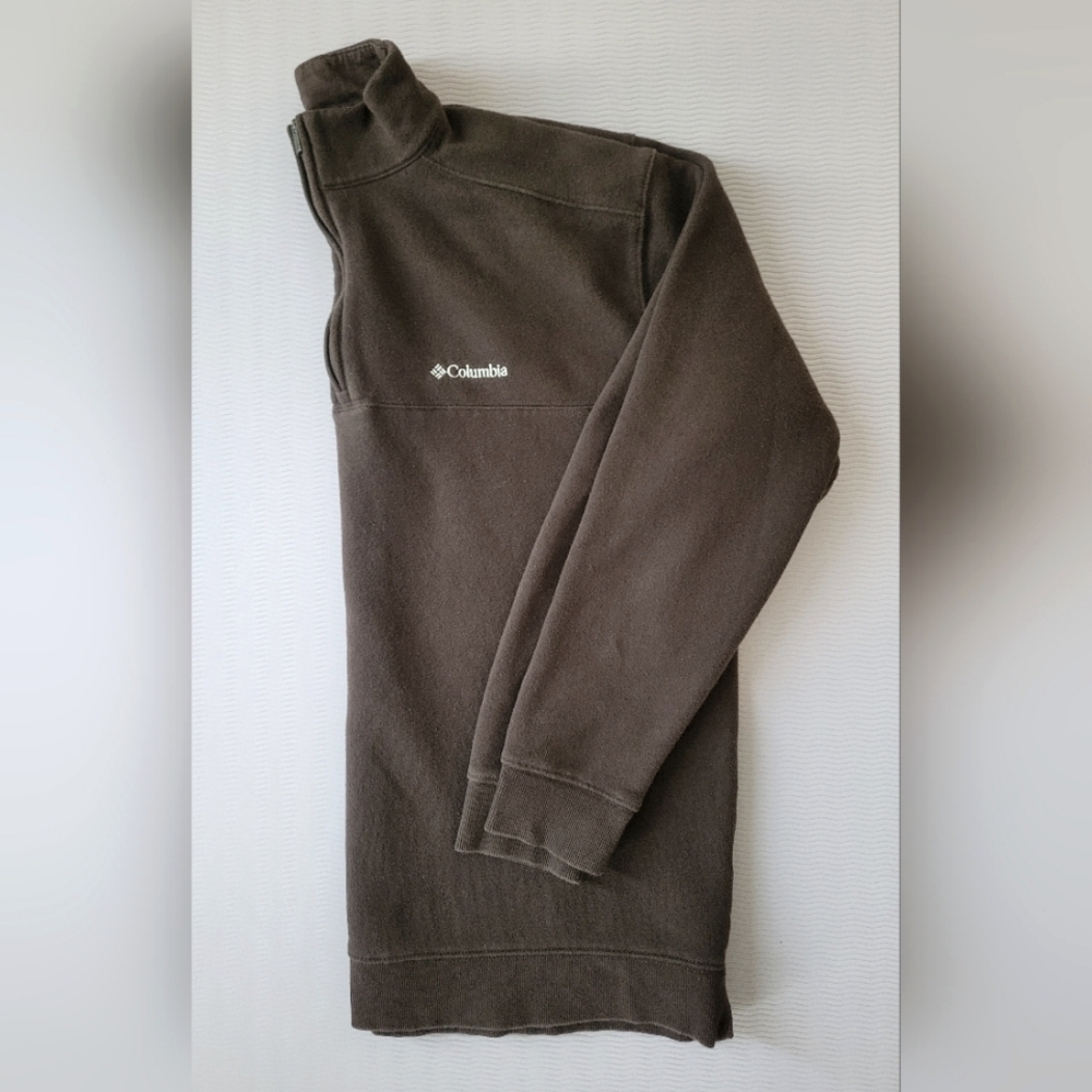 Columbia Half Zip Men's Pullover Size XL Brown